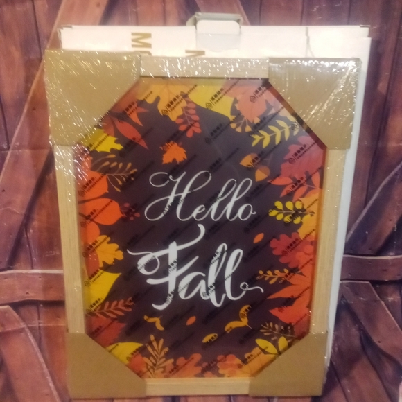 "Hello Fall " Wall Picture - Picture 2 of 3
